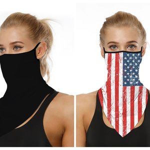 2 Pack Face Covering Face Mask Neck Gaiters